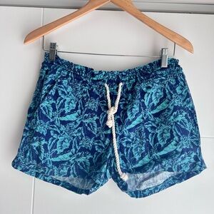 Roxy Blue and Green Patterned Shorts